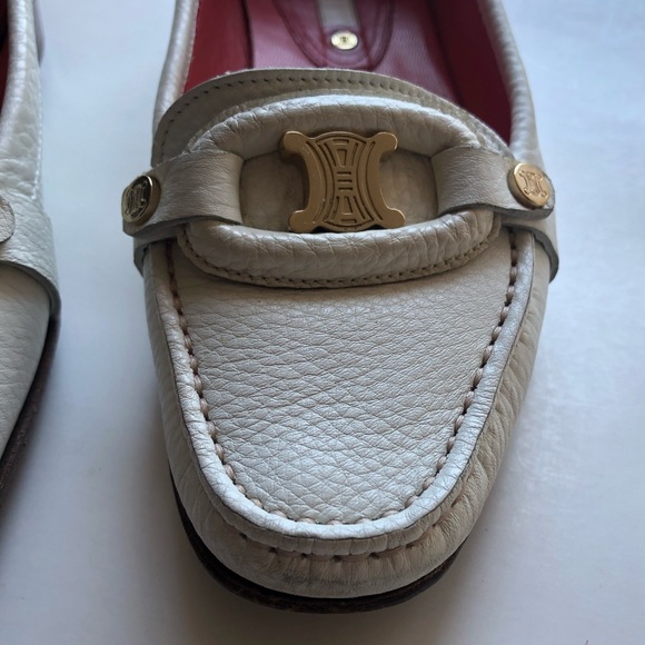 Celine Flat Loafer Slide On Shoes - Picture 5 of 12